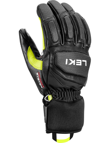 Guantes Leki Griffin Prime Black Lime White | Guantes de esquí Leki