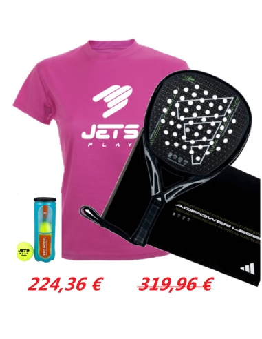 Pack Adipower Legend 2024 + Camiseta JetsPlay + Bote de bolas JetsPlay