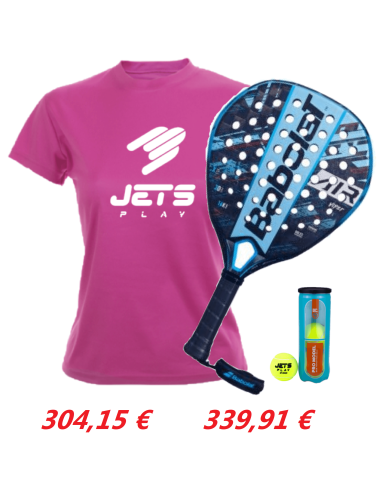 Pack Babolat Air Viper 2024 + Camiseta JetsPlay + Pelotas JetsPlay Pro