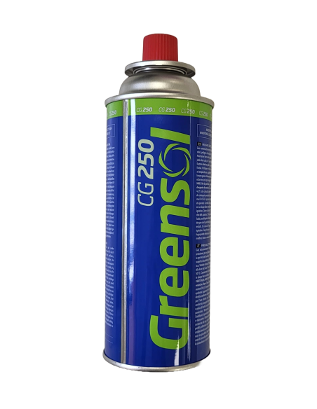 Pack 4 cartuchos Greensol 250 | Gas GLP para cocinas portátiles